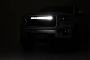 Rough Country - Rough Country - 30 Inch Chrome Series LED Light Bar - Curved - Dual Row - Cool White DRL | 72930D - Image 5
