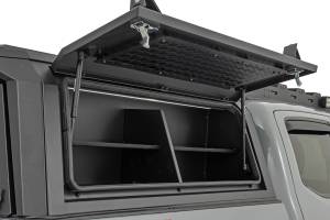 Rough Country - Bed Cap Side Shelf Storage Bin - Passengers Side - Toyota Tacoma (16-23) - 734065