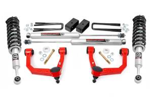 Rough Country - 3.5 Inch Lift Kit - Red UCA - N3 Struts - Toyota Tacoma 2WD/4WD (2005-2023) | 74231RED