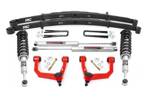 Rough Country - 3.5 Inch Lift Kit - Red UCA - N3 Struts - Toyota Tacoma 2WD/4WD (2005-2023) | 74232RED