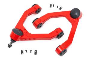 Rough Country - Red Forged Upper Control Arms - 2-3 Inch Lift - Chevy C1500/K1500 Truck & SUV (88-99) | 7546RED