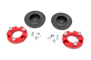 Rough Country - 2 Inch Lift Kit - Red Spacers - Toyota 4Runner 2WD/4WD (2010-2024) | 764RED - Image 1