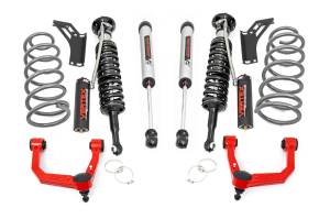 Rough Country - 3 Inch Lift Kit - Upper Control Arms - RR Coils - Vertex/V2 Struts - Toyota 4Runner (10-24) | 76658RED - Image 1