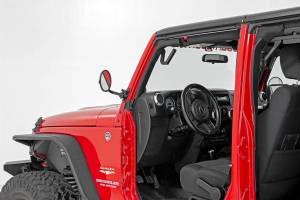 Rough Country - Rough Country - Round Trail Mirror - Jeep Wrangler JK/Wrangler Unlimited (2007-2018) | 10519A - Image 4