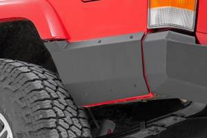 Rough Country - Quarter Panel Armor - Rear - Factory Flare - Jeep Cherokee XJ 2WD/4WD (97-01) | 10571