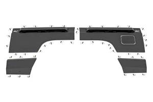Rough Country - Fender & Quarter Panel Armor - Rear - Combo - Jeep Cherokee XJ 2WD/4WD (84-96) | 10578
