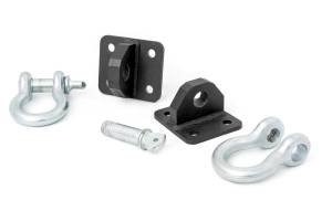 Rough Country - Rough Country - D Ring Shackles and Mounts - TJ Stubby - XJ Winch - Jeep Cherokee XJ (84-01)/Wrangler TJ (97-06) | 1058 - Image 1