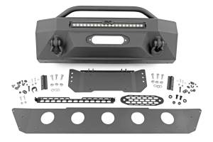 Rough Country - Front Bumper - Hybrid - 20 in. Blk DRL - Toyota 4Runner 2WD/4WD (2014-2024) | 10745 - Image 1