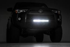 Rough Country - Front Bumper - Hybrid - 20 in. Blk LED - Amber - Toyota 4Runner 2WD/4WD (14-24) | 10746 - Image 3