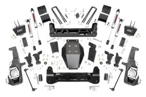 Rough Country - 5 Inch Lift Kit - Torsion Drop - V2 - w/ Overloads - Chevy/GMC 2500HD/3500HD (20-25) | 111070
