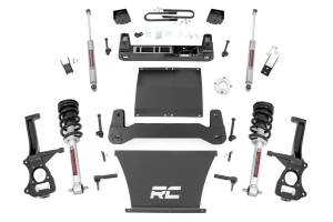 Rough Country - 6 Inch Lift Kit - Mono Leaf Rear - N3 Struts - Chevy Silverado 1500 (25-26) - 111631