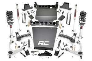 Rough Country - 7 Inch Stamped Steel LCA Lift Kit - Forged UCA - Bracket - M1 Struts/M1 - Chevy/GMC 1500 (16-18) | 11640