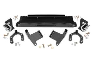 Rough Country - Winch Mount Plate - Factory Bmpr - D-Rings - Jeep Wrangler JK/Wrangler Unlimited (07-18) | 1173