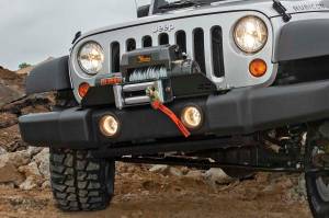 Rough Country - Rough Country - Winch Mount Plate - Factory Bmpr - D-Rings - Jeep Wrangler JK/Wrangler Unlimited (07-18) | 1173 - Image 2