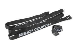Rough Country - Rough Country - Cargo Tie-Down Straps - Cam Buckle - 1 in. X 9' - Pair | 117702A - Image 2