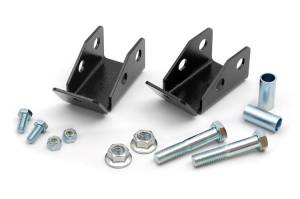 Rough Country - Shock Relocation Brackets - Rear - Jeep Wrangler TJ (97-06)/Wrangler Unlimited (04-06) | 1185