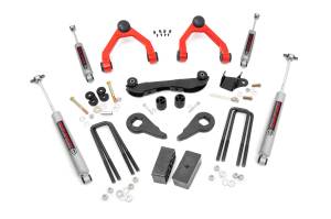 Rough Country - 2-3 Inch Lift Kit - Rear Blocks - Chevy C1500/K1500 Truck & SUV 4WD (88-99) | 16530RED