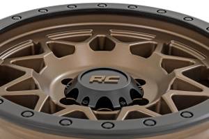 Rough Country - Rough Country 78 Series Wheel/Simulated Beadlock/Bronze/Black/17x8.5/5x5/+0mm | 78170918 - Image 4