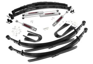 Rough Country - 2 Inch Lift - 52 Inch Rear Springs - Chevy/GMC C10/K10 Truck & SUV/K5 Blazer (73-76) | 18530
