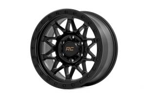 Rough Country - Rough Country 78 Series Wheel/Simulated Beadlock/Black/18x9/6x135/0mm | 78180917B