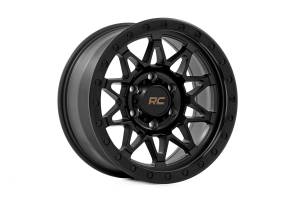 Rough Country - Rough Country 78 Series Wheel/Simulated Beadlock/Black/18x9/5x5.5/-12mm | 78181214B - Image 4