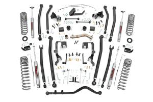 Rough Country - Rough Country - 4 Inch Lift Kit - Long Arm - Jeep Wrangler Unlimited 4WD (2012-2018) | 78630A - Image 1