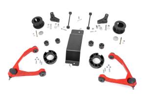 Rough Country - 3.5 Inch Lift Kit - Forged UCAs - Chevy/GMC SUV 1500 2WD/4WD (2007-2020) | 19331RED - Image 1