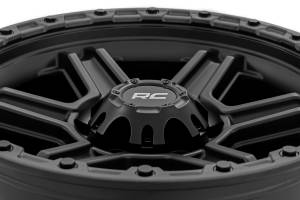 Rough Country - Rough Country 79 Series Wheel/One-Piece/Semi Gloss Black w/Gunmetal Ring/17x8.5/6x5.5/0mm | 79170912B - Image 6