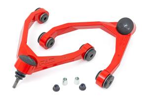 Rough Country - Red Forged Upper Control Arms - 2.5-3.5 Inch Lift - Chevy/GMC 1500 Truck & SUV (07-18 & Classic) | 19401ARED
