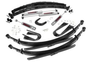 Rough Country - 4 Inch Lift Kit - 52 Inch Rear Springs - Chevy/GMC C10/K10 Truck & SUV/K5 Blazer (73-76) | 19530