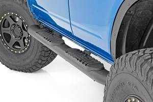 Rough Country - Rough Country - Oval Nerf Step - 4-Door - Black - Ford Bronco 4WD (2021-2025) | 21011 - Image 1