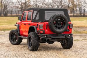 Rough Country - Rough Country - Oval Nerf Steps - 4 Door - Black - Jeep Wrangler Unlimited 4WD (2018-2025) | 21016 - Image 4