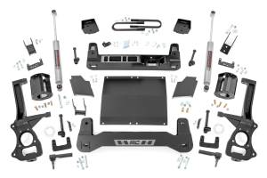 Rough Country - 6 Inch Lift Kit - Mono Leaf Rear - Diesel - Chevy Silverado 1500 4WD (22-24) | 21630D