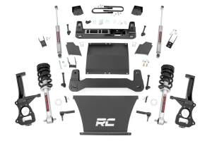 Rough Country - 6 Inch Lift Kit - Mono Leaf Rear - N3 Struts - Chevy Silverado 1500 (22-24) | 21631