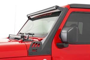 Rough Country - LED Light Kit - Windshield - 50 in. Spectrum Single Row - Jeep Gladiator JT/Wrangler JL (18-25) | 80065