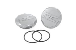 Rough Country - Polished Aluminum Ball Joint Caps - Pair - Rough Country Control Arms | 81178
