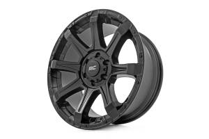 Rough Country - Rough Country 81 Series Wheel/One-Piece/Semi Gloss Black/20x9/6x135/-12mm | 81201217A - Image 3