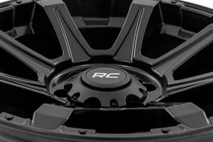 Rough Country - Rough Country 81 Series Wheel/One-Piece/Semi Gloss Black/20x10/6x5.5/-19mm | 81201812A - Image 6