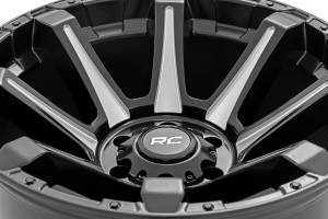 Rough Country - Rough Country 81 Series Wheel/One-Piece/Semi Gloss Black w/machined spokes/20x10/6x5.5/-19 | 81201812M - Image 6