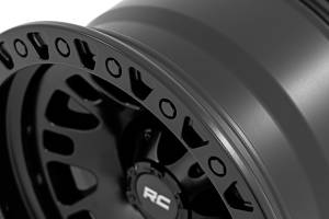 Rough Country - Rough Country 82 Series Wheel/One-Piece/Semi Gloss Black/15x8/5x4.5/-19mm | 82151813 - Image 4