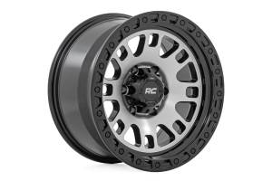 Rough Country - Rough Country 82 Series Wheel/One-Piece/Machined Semi Gloss Black/17x9/6x5.5/-12mm | 82170912M - Image 5