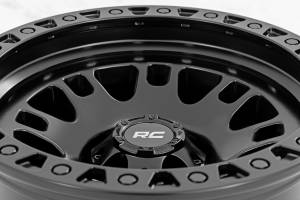 Rough Country - Rough Country 82 Series Wheel/One-Piece/Semi Gloss Black/17x9/5x5/-12mm | 82170918 - Image 6