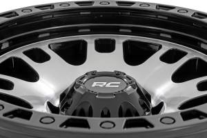 Rough Country - Rough Country - 82 Series Wheel - One-Piece - Machined Semi Gloss Black - 17x9 / 5x5 / -12mm - 82170918M - Image 3