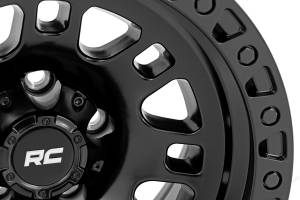 Rough Country - Rough Country 82 Series Wheel/One-Piece/Semi Gloss Black/18x9/8x6.5/-12mm | 82181210 - Image 5