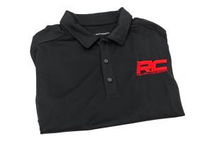 Rough Country - Rough Country - Rough Country Polo - Rough Country Logo - Black - Moisture Wicking - Size Large | 83911 - Image 2
