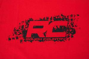 Rough Country - Rough Country - Rough Country T-Shirt - Rough Country Tread - Red - Size SM | 84033 - Image 4