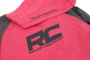 Rough Country - Rough Country - Rough Country Hoodie - Heater - Red/Gray - 3XL | 840833X - Image 3