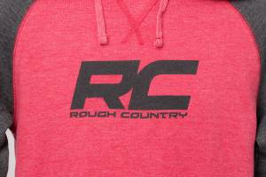 Rough Country - Rough Country - Rough Country Hoodie - Heater - Red/Gray - MD | 84083MM - Image 2