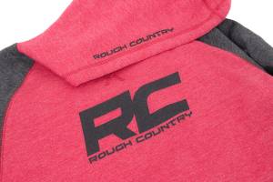 Rough Country - Rough Country - Rough Country Hoodie - Heater - Red/Gray - MD | 84083MM - Image 3