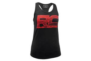 Rough Country - Rough Country Tank Top - Women Fts - Black - LG | 84087LG